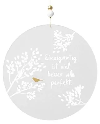 Produktbild von Räder Design Hänger Glaspoesie Einzigartig ist viel besser … (18cm)
