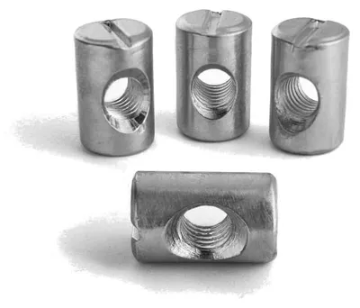 Produktbild von Quermutterbolzen M6 x 13 mm Symmetrisch für Möbelbau 20 Stück