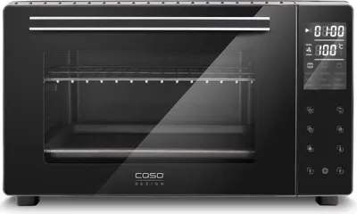 Produktbild von CASO Design Mini-Backofen, TO 26 electronic, mit Drehspieß, 48x30x40 cm, schwarz, 2972