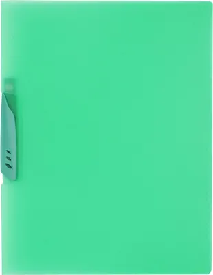 Produktbild von D.RECT 4420 12 Stück Klemmmappen | Schnellhefter mit Clip A4 Grün