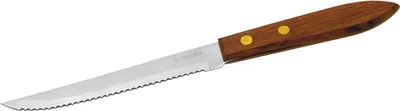 Image de Petit couteau de cuisine avec manche en bois 21 cm Nirosta