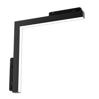Immagine prodotto di Lampada a binario magnetico L-down 24W 3000K nero - Milagro