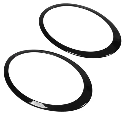 Obrázok produktu pre Ozdobný krúžok/kryt predného svetlometu 51137351371 – vhodný pre model Mini Clubman F54 (2014–2019), pre ľavú a pravú stranu, lesklá čierna farba. Príslušenstvo pre predné svetlomety