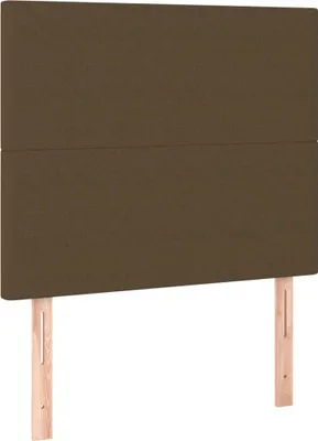 Produktbild von Kopfteil Dunkelbraun 80x5x118/128 cm Stoff