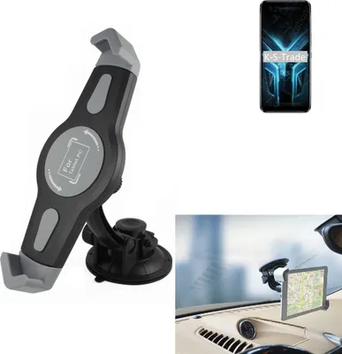 Produktbild von K-S-Trade Scheiben-Halterung für Tablets kompatibel mit Alldocube iPlay 30 KFZ Tablet Saugnapf Auto Halterung Windschutzscheibe Holder Halter