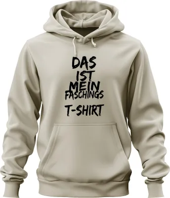 Produktbild von Das ist mein Faschings Karneval Kostüm lustig Geschenk Party Uni Hoodie Kapuzenpullover, Natur, XL