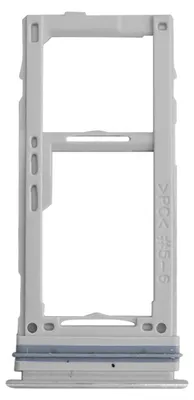 Immagine prodotto di 1x SIM + 1x Micro-SD card holder per Samsung A52 4G, A52 5G, A72 - Bianco