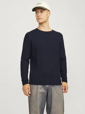 Zdjęcie produktu dla Jack & Jones 12258407_1328.62, L, Krój regularny, Wycięcie pod szyją, Długi rękaw, 1 szt.