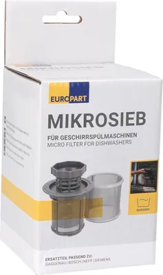 Produktbild von EUROPART Set Grobsieb Feinsieb 10070779 für Geschirrspüler | Siebset, Filterset, Siebkombination