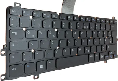 Produktbild von Schwarz - DEUTSCHE Tastatur ohne Rahm Kompatibel für Dell Inspiron 11 (3138), 11 (316