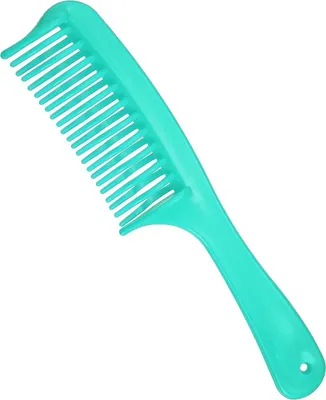 Produktbild von Haarkamm zum Entwirren, Haarkamm mit zweireihigen Zähnen, Friseur-Styling-Werkzeug für lockiges Haar, Grün, 7,87x1,77