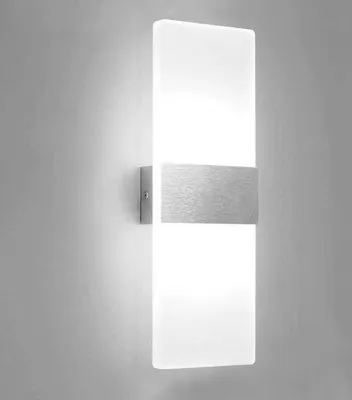 Produktbild von EINFEBEN 12W LED Wandleuchte Kaltweiss Wandbeleuchtung Acryl Wandlampe Innen, Modern Lampe fuer Wohnzimmer Korridor Treppenhaus Flur
