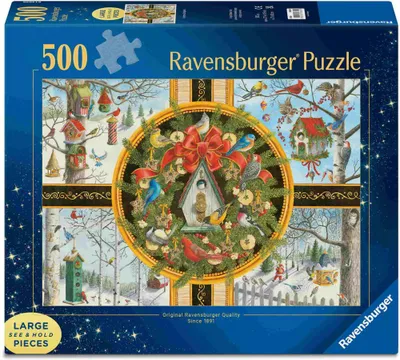Image de RAVENSBURGER Puzzle de Noël pour oiseaux chanteurs XXL 500 pièces