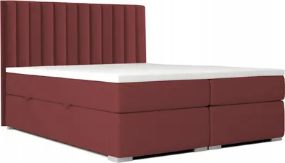 Produktbild von Boxspringbett ZIRA für das Schlafzimmer, 180x200 (Rot - Kronos 20)