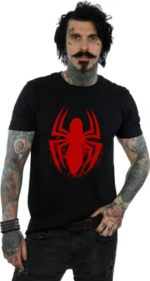 Immagine prodotto di Spider-Man - Maglietta da uomo BI707 (XL) (Nero)