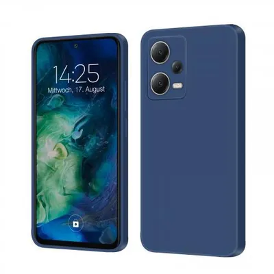 Produktbild von Liquid Silikon Hülle für Xiaomi - Farbe: Blau - Modellkompatibilität: Für Xiaomi Redmi Note 12 Pro+ 5G