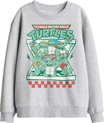 Produktbild von Teenage Mutant Ninja Turtles - "Pizza Takeway" Sweatshirt für Kinder TV29971 (140-146) (Sportliches Heather)