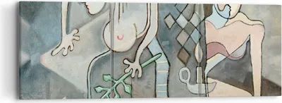 Produktbild von Bild auf Leinwand - Leinwandbild - Abstraktion modern - 90x30cm - Wand Bild - Wanddeko - Wandbilder - Leinwanddruck - Bilder - Kunstdruck - Wanddekoration - Leinwand bilder - Wandkunst - CA90x30-3740