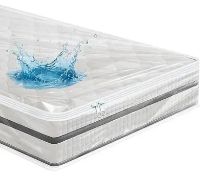Zdjęcie produktu dla Pokrowiec na materac 160X200 cm wodoodporny zamek błyskawiczny przeprowadzk