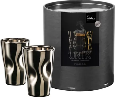 Obrázok produktu pre Eisch UNIK Sada 2 šálok na espresso platina