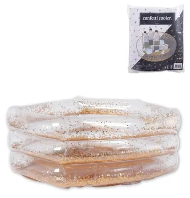 Immagine prodotto di Portabicchiere Gonfiabile Senza Color Oro 55 Cm