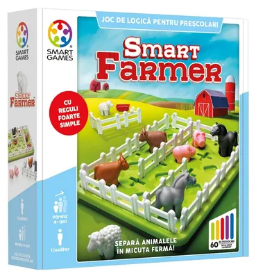 Produktbild von Smart Farmer – Logikspiel mit Tieren (auf Rumänisch)