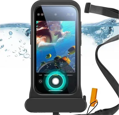 Produktbild von Wasserdichte iPhone-Hülle - schwarzes Hülleset - iPhone-Schutz
