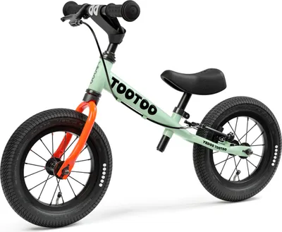 Produktbild von Yedoo TooToo - Laufrad für Kinder ab 1,5 Jahre, mit Luftreifen 12/12, Bremse und verstellbarem Lenker, Minze
