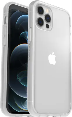 Productafbeelding van OtterBox React Schokbestendig hoesje voor iPhone 12 - Hard kunststof Transparant