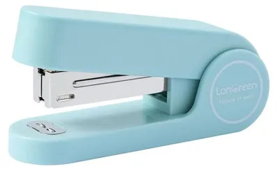 Imagen del producto de deli D395334 DELI Heftgerät LonGreen 25 Blatt hellblau