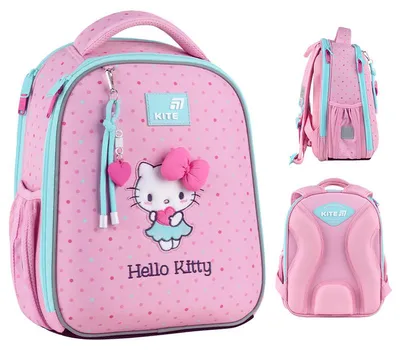 Zdjęcie produktu dla Tornister dla dziewczynki do 1 klasy plecak szkolny A4 Hello Kitty Kite