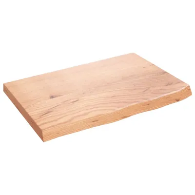 Obrázok produktu pre vidaXL Stolová doska svetlohnedá 60x40x(2-4) cm dubový masív