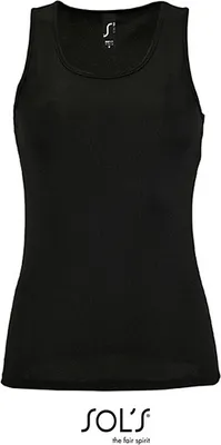 Immagine prodotto di SOLs 02117 | Canotta sportiva da donna - Colore: Nero - Taglia: XL