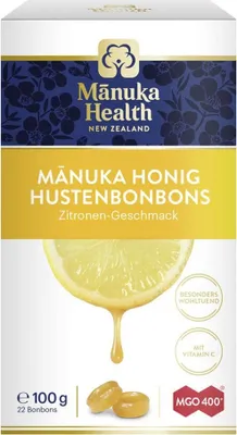 Produktbild von Manuka Health Mgo 400+ Lutschbonb.Zitrone 100 g