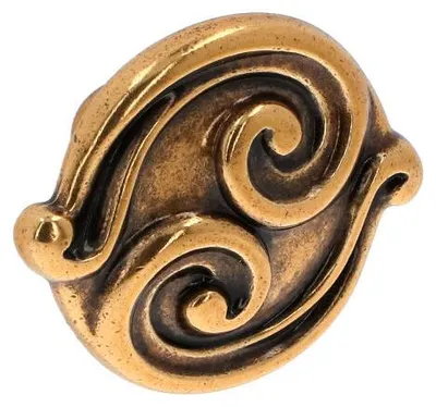 Image de Bouton pour meubles en zamac Diamètre 35mm orvale