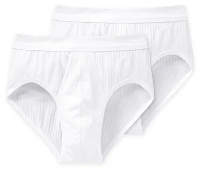 Produktbild von Schiesser Herren 2 er Pack Sportslip Gr. 5  weiss
