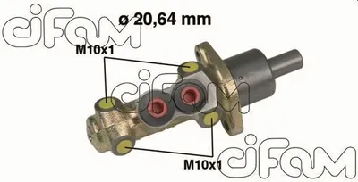 Produktbild von CIFAM 202-207 Bremszylinder Hauptbremszylinder für VW GOLF III (1H1) Lupo (6X1, 6E1) POLO (6N2) Polo Schrägheck (6N1) GOLF III Variant (1H5)