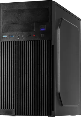 Produktbild von Inter-Tech IT-6521 Straight, Micro Tower, PC, Schwarz, micro ATX, Mini-ITX, Heimbüro, 12,5 cm