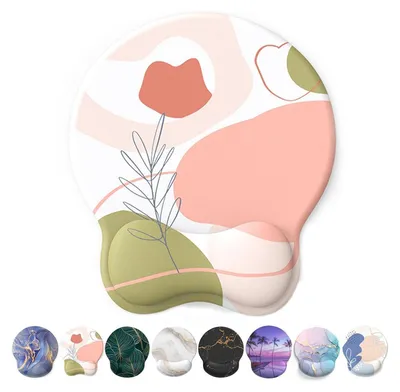 Produktbild von Ergonomisches Gelkissen Mousepad mit Handauflage Rosa