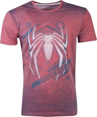 Produktbild von Spider-Man T-Shirt - Acid Wash (rot) L