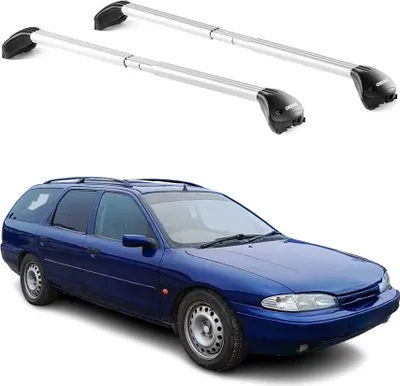 Produktbild von Dachträger Grundtäger für Ford Mondeo Kombi 1993-2014 5 tür 100kg Alu Silber ABE