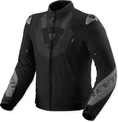 Immagine prodotto di Giacca da moto in tessuto impermeabile Revit Hyperspeed 3 H2O, nero/grigio, XL