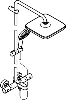 Produktbild von GROHE Tempesta System 250 Cube, 1 Stück(e)