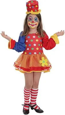 Produktbild von Verkleidung für Kinder Pepona Clown (2 Stücke) - 7-9 Jahre