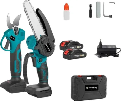Image de Tondeuses à gazon électriques, moteur sans balais, conception sans fil, 2 batteries