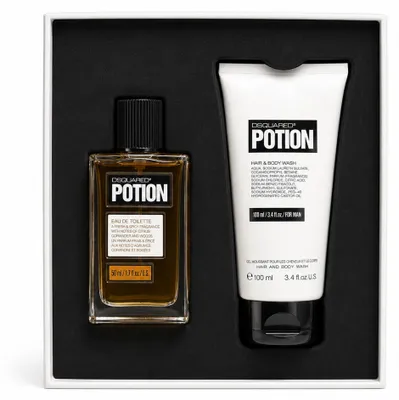 Produktbild von Dsquared Potion Eau de Toilette Spray 50 ml + Body Wash 100 ml
