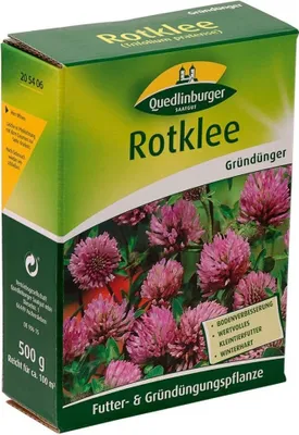 Produktbild von Rotklee 500 g | Gründünger von Quedlinburger