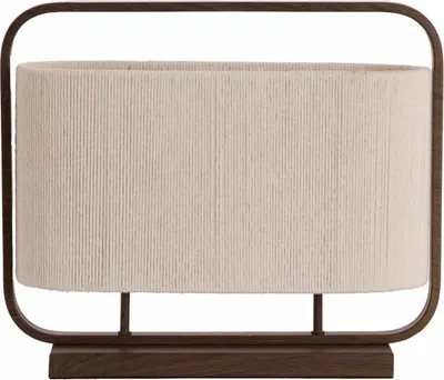 Produktbild von Light & Living - Tischleuchte Lecce - Dunkelbraun - 45x15x37,5cm Tischlampe - Nachttischlampe, Wohnzimmer, Schlafzimmer