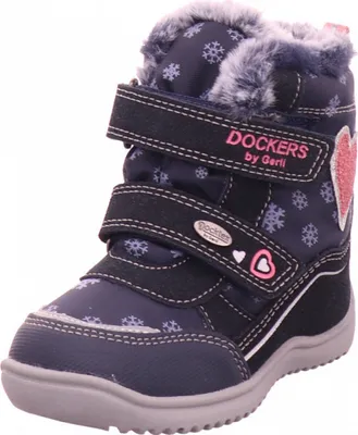 Produktbild von Dockers by Gerli Mädchen Stiefel in Blau, Größe 23
