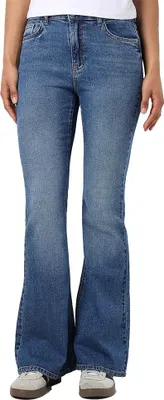 Produktbild von Noisy May Kareen Flare Leg Fit Az436mb Hochtaillierte Jeans Blau 26 / 34 Damen Blau 26